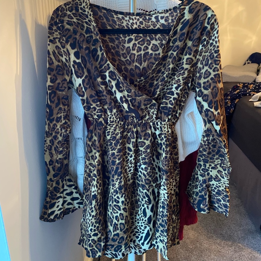 Shein Cheetah Print Dress